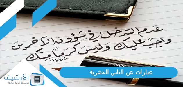 عبارات عن الناس الحشرية