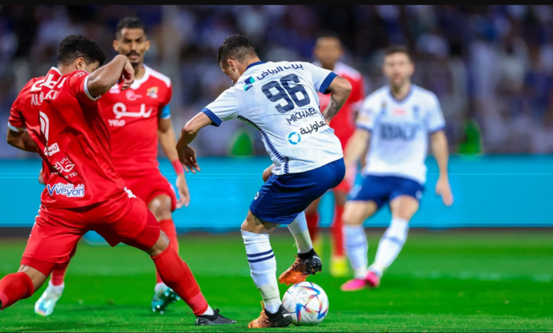 مباراة الهلال والفتح